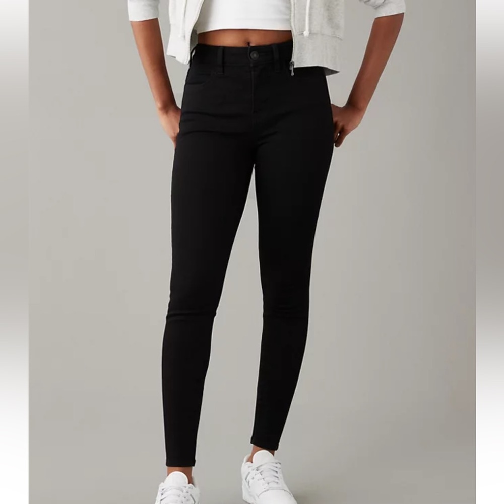 American Eagle Dream High-Waisted Jegging Jeans, Black, Sz 14, New with tags!!